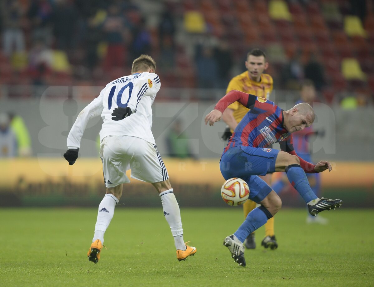 VIDEO şi FOTO » Adio, Europa! Steaua - Dinamo Kiev 0-2. Steaua ratează calificarea în primăvară