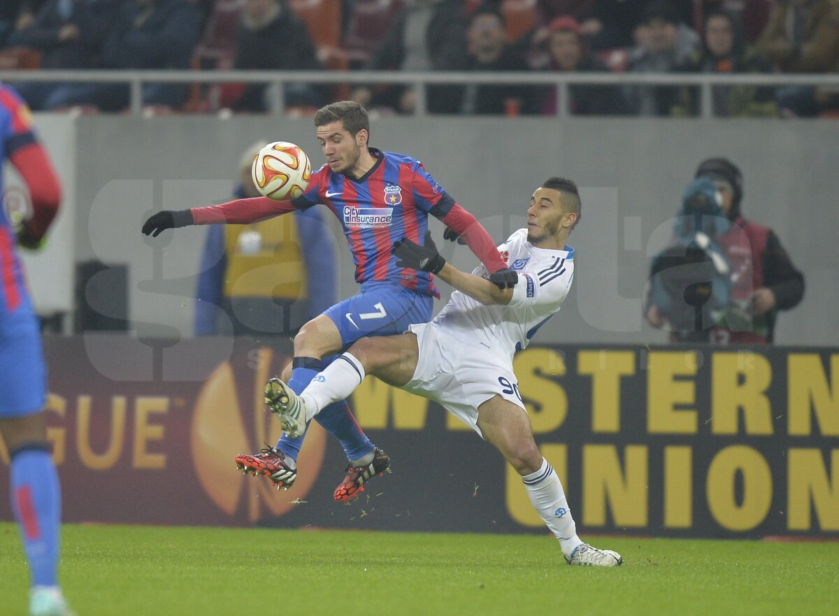 VIDEO şi FOTO » Adio, Europa! Steaua - Dinamo Kiev 0-2. Steaua ratează calificarea în primăvară