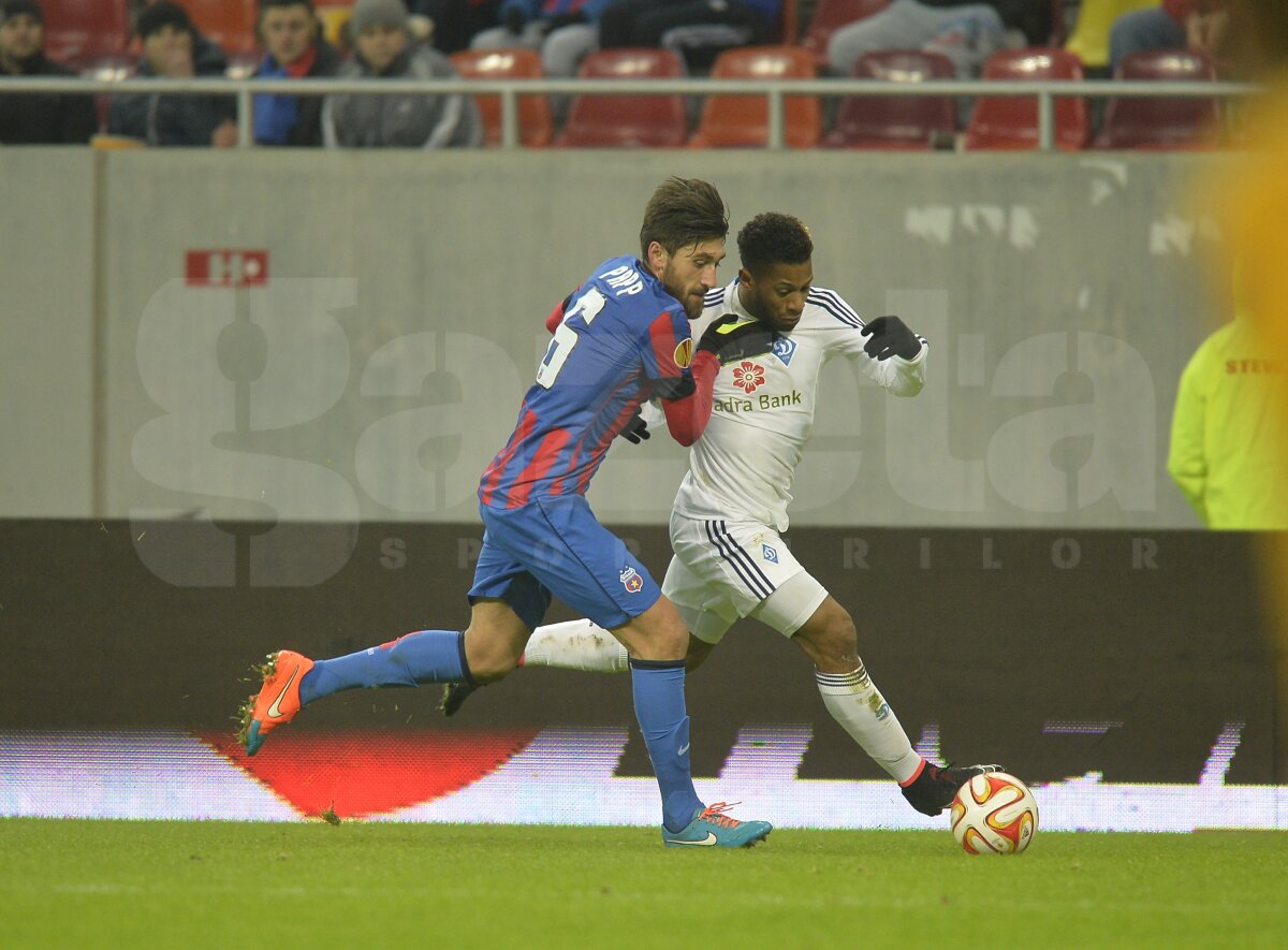 VIDEO şi FOTO » Adio, Europa! Steaua - Dinamo Kiev 0-2. Steaua ratează calificarea în primăvară