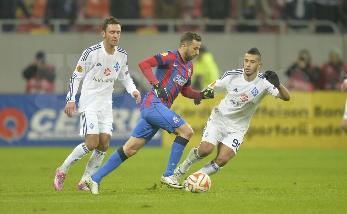 VIDEO şi FOTO » Adio, Europa! Steaua - Dinamo Kiev 0-2. Steaua ratează calificarea în primăvară