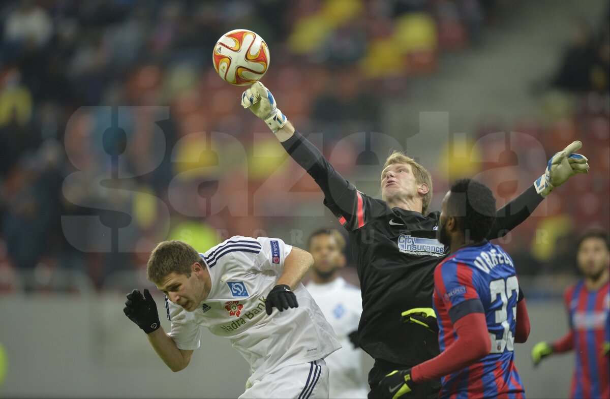 VIDEO şi FOTO » Adio, Europa! Steaua - Dinamo Kiev 0-2. Steaua ratează calificarea în primăvară