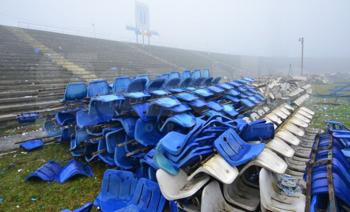 GALERIE FOTO Gloriile Universităţii, despre imaginile dureroase cu arena "Ion Oblemenco": "Aici s-a născut fotbalul spectacol în România"