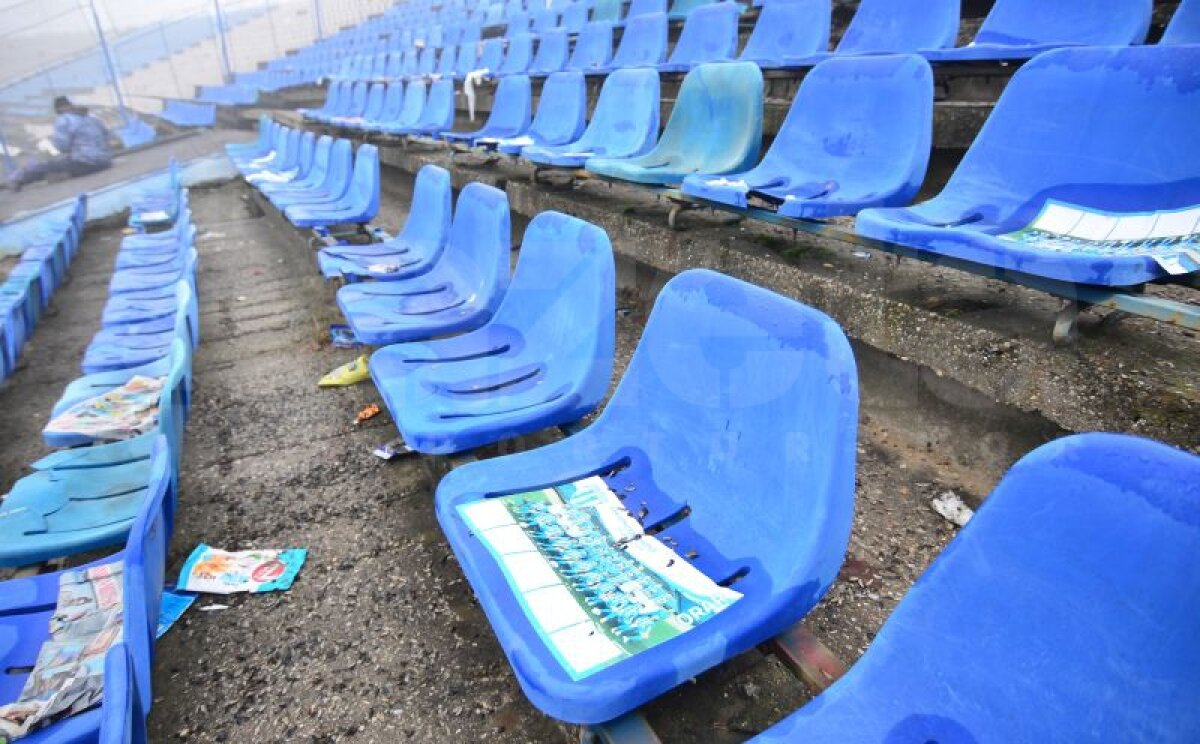 GALERIE FOTO Gloriile Universităţii, despre imaginile dureroase cu arena "Ion Oblemenco": "Aici s-a născut fotbalul spectacol în România"
