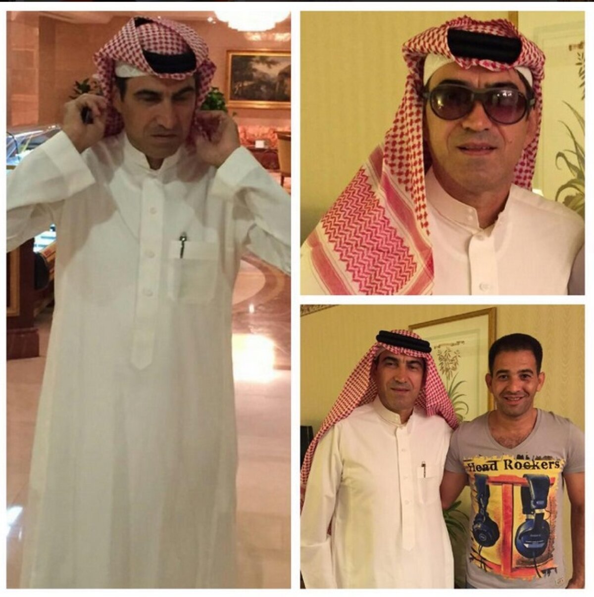 GALERIE FOTO L-au dat pe brazdă! Imagini tari din Arabia Saudită cu Victor Piţurcă! :D