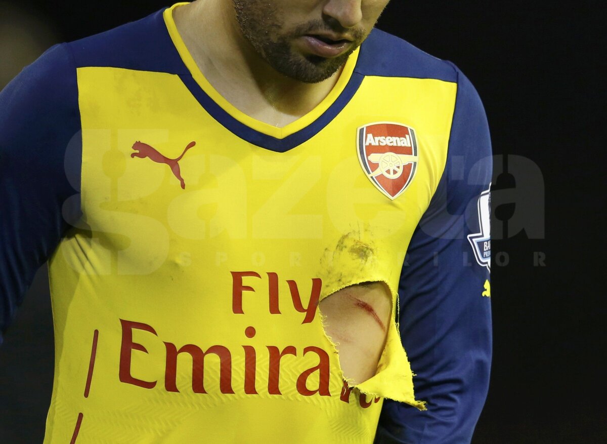 FOTO Week-end însîngerat în Premier League » Trei fotbalişti s-au lovit urît în ultima etapă