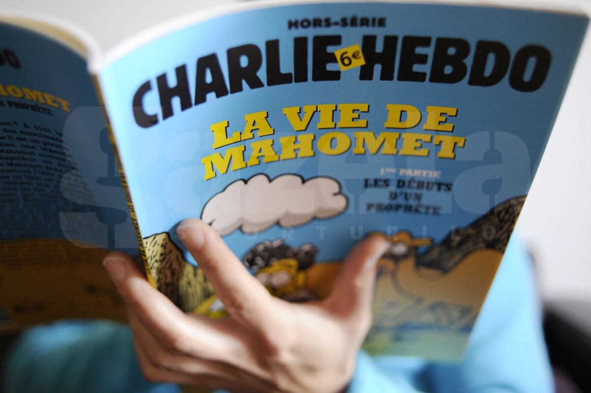Atentat terorist cu 12 morţi la un ziar satiric din Franţa, care criticase dur şi Cupa Mondială: "Cu o bucată de hîrtie nu tai pe nimeni la gît!"