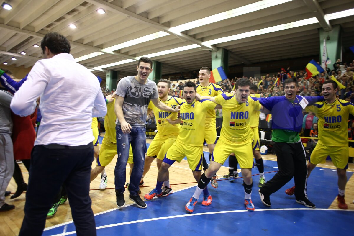 FOTO Naţionala de tineret a României s-a calificat la Campionatul Mondial de Handbal masculin