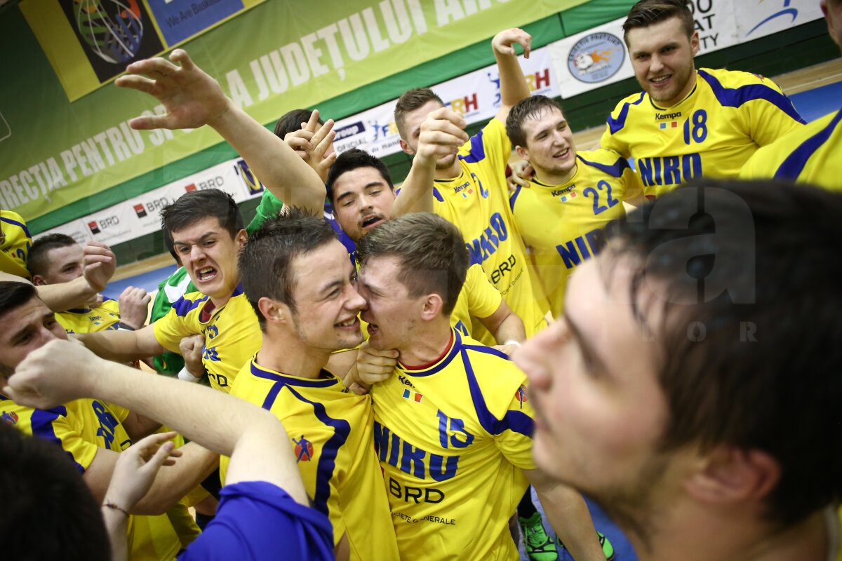FOTO Naţionala de tineret a României s-a calificat la Campionatul Mondial de Handbal masculin