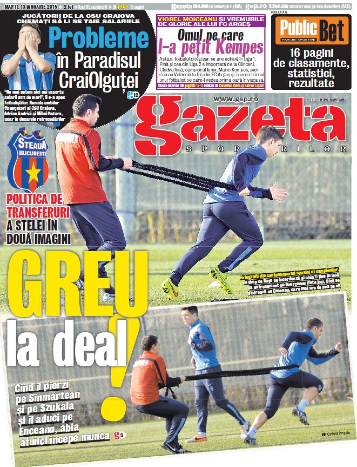 Politica de transferuri a Stelei în două imagini » Greu la deal!