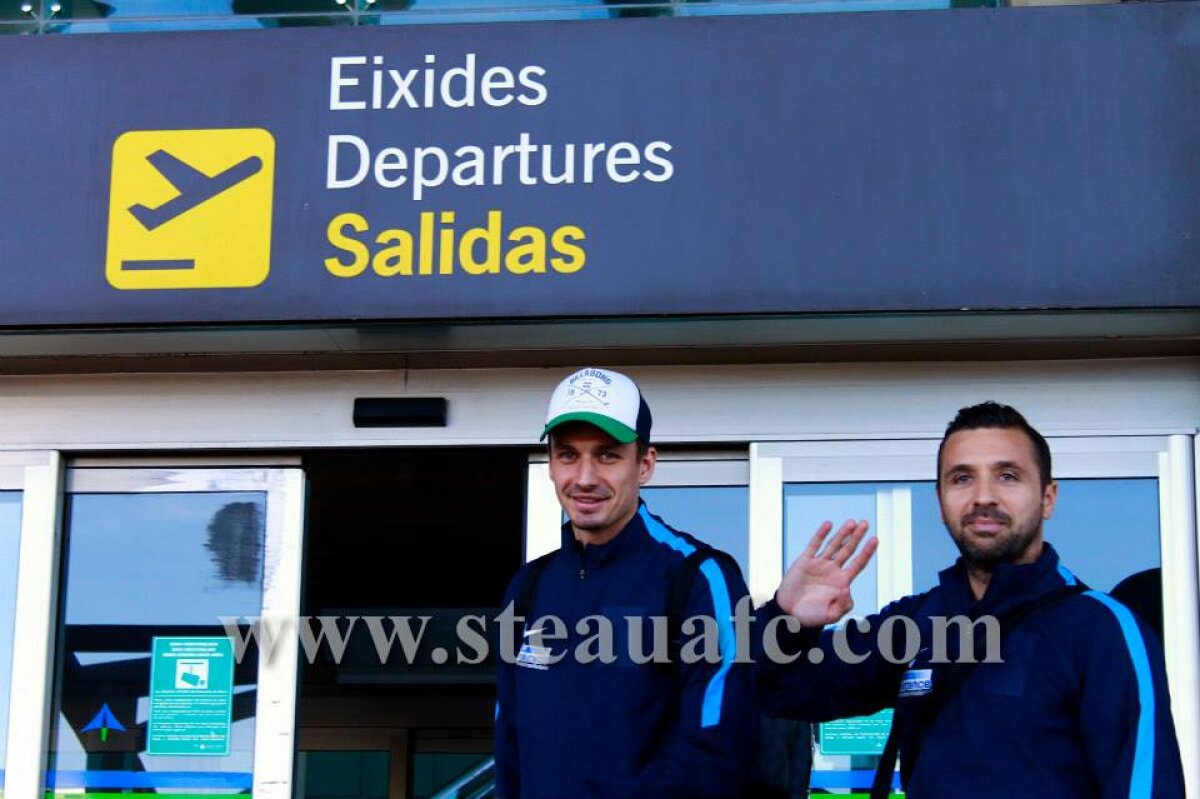 FOTO Lucian Sînmărtean şi Lukasz Szukala au părăsit cantonamentul Stelei » Astăzi se vor alătura lotului condus de Victor Piţurcă