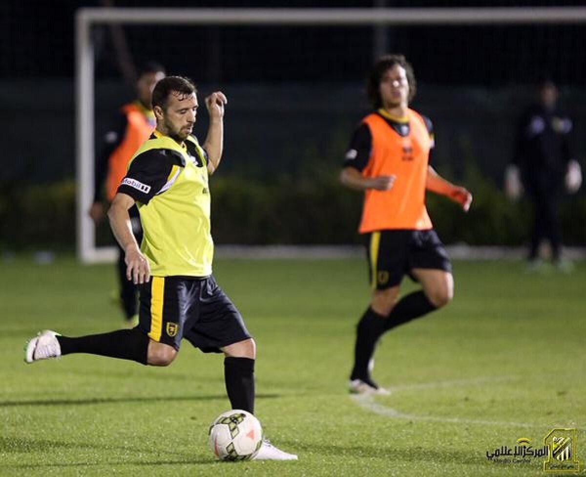 FOTO Imagini cu Lucian Sînmărtean la primele antrenamente cu Al Ittihad
