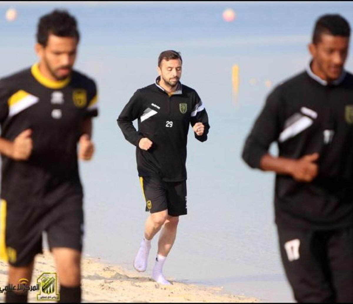 FOTO Imagini cu Lucian Sînmărtean la primele antrenamente cu Al Ittihad