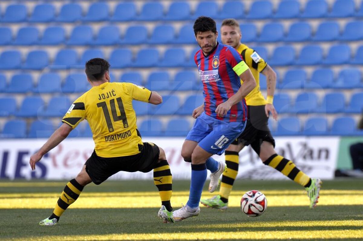 FOTO + VIDEO Steaua - Borussia Dortmund 0-1 » Roş-albaştrii au dominat jocul, dar au pierdut pe final