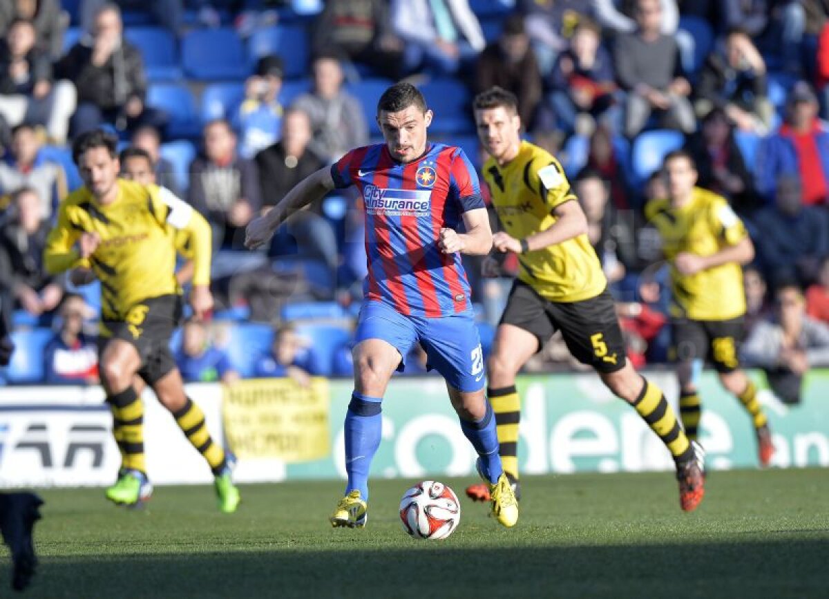 FOTO + VIDEO Steaua - Borussia Dortmund 0-1 » Roş-albaştrii au dominat jocul, dar au pierdut pe final