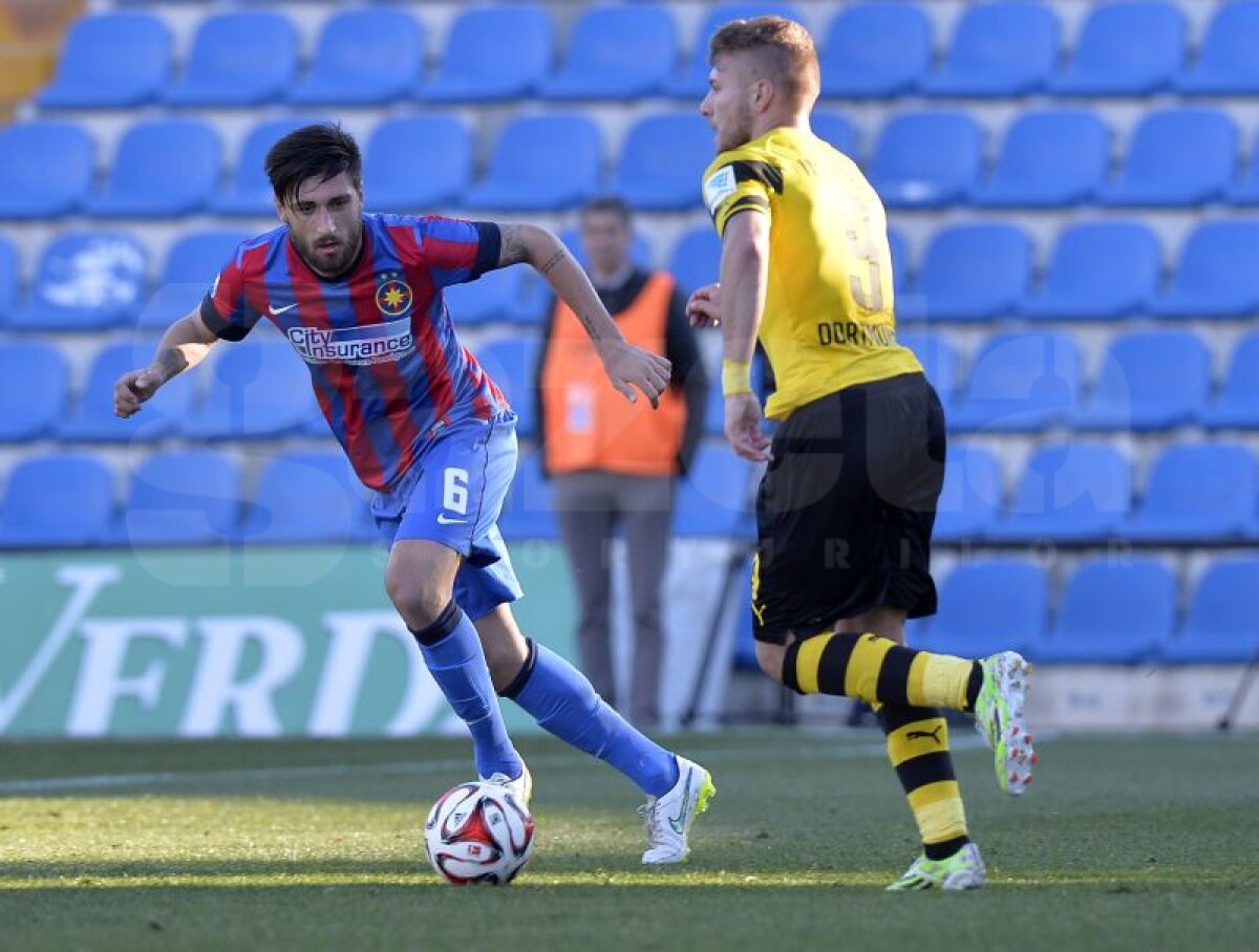 FOTO + VIDEO Steaua - Borussia Dortmund 0-1 » Roş-albaştrii au dominat jocul, dar au pierdut pe final