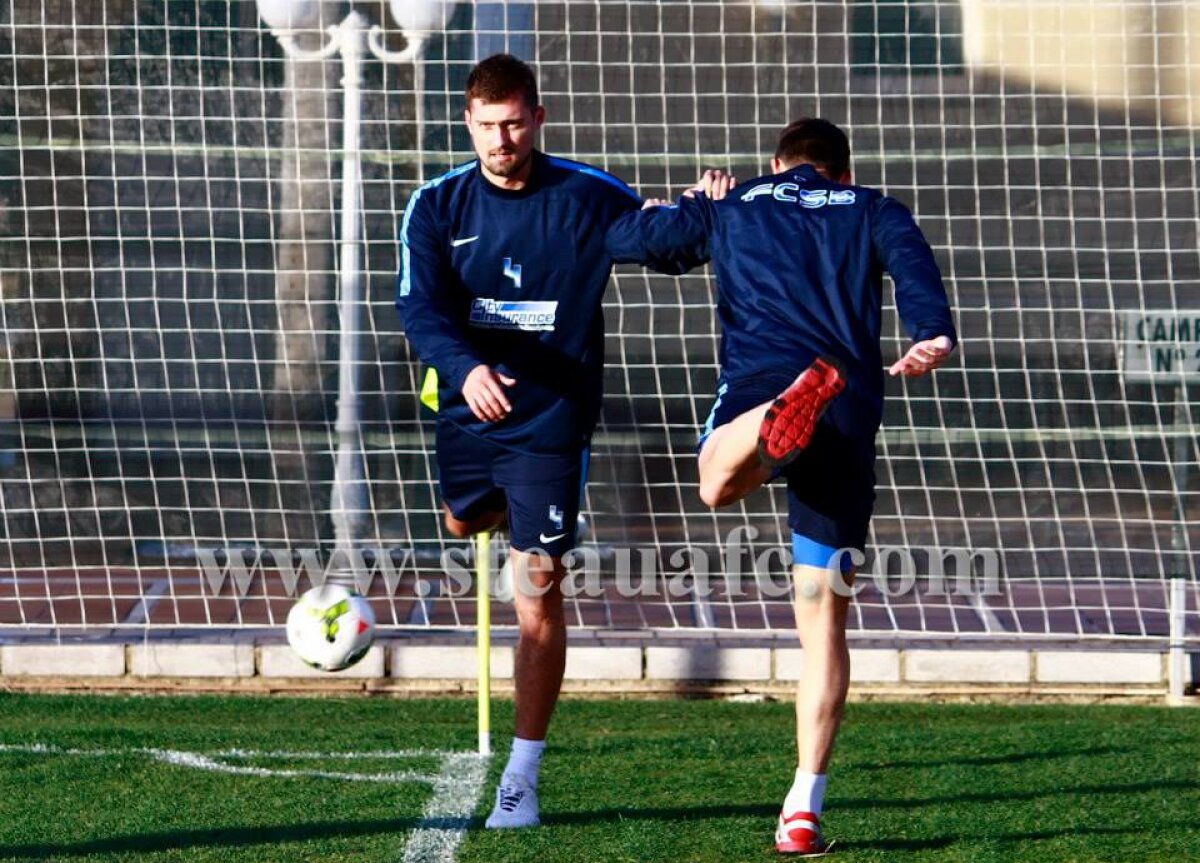 GALERIE FOTO Gabriel Tamaş a început antrenamentele alături de colegii săi: "Simt că joc de o viaţă la Steaua!" ;)