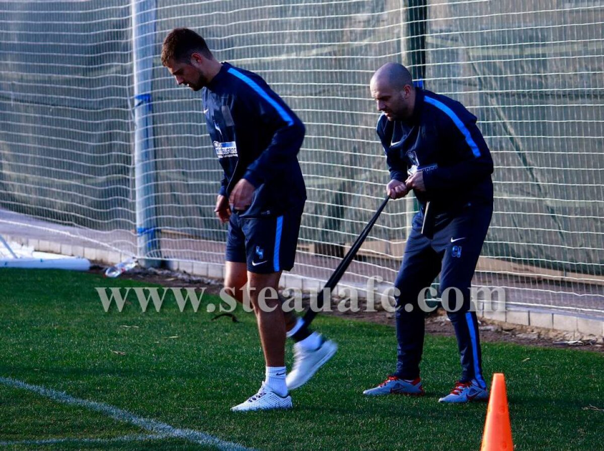 GALERIE FOTO Gabriel Tamaş a început antrenamentele alături de colegii săi: "Simt că joc de o viaţă la Steaua!" ;)