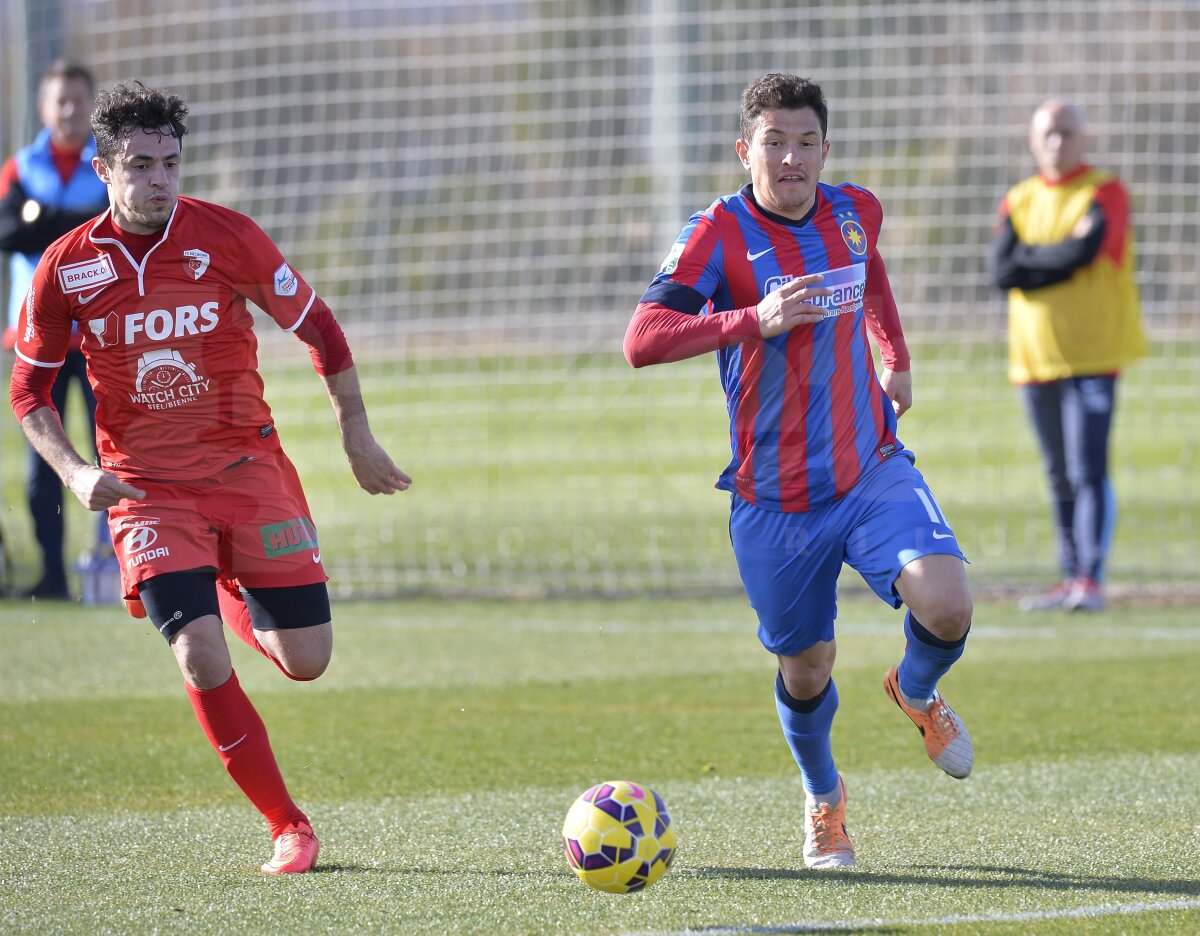 VIDEO şi FOTO » Steaua - Biel-Bienne 2-0 » Prima victorie a elevilor lui Costel Gâlcă din 2015