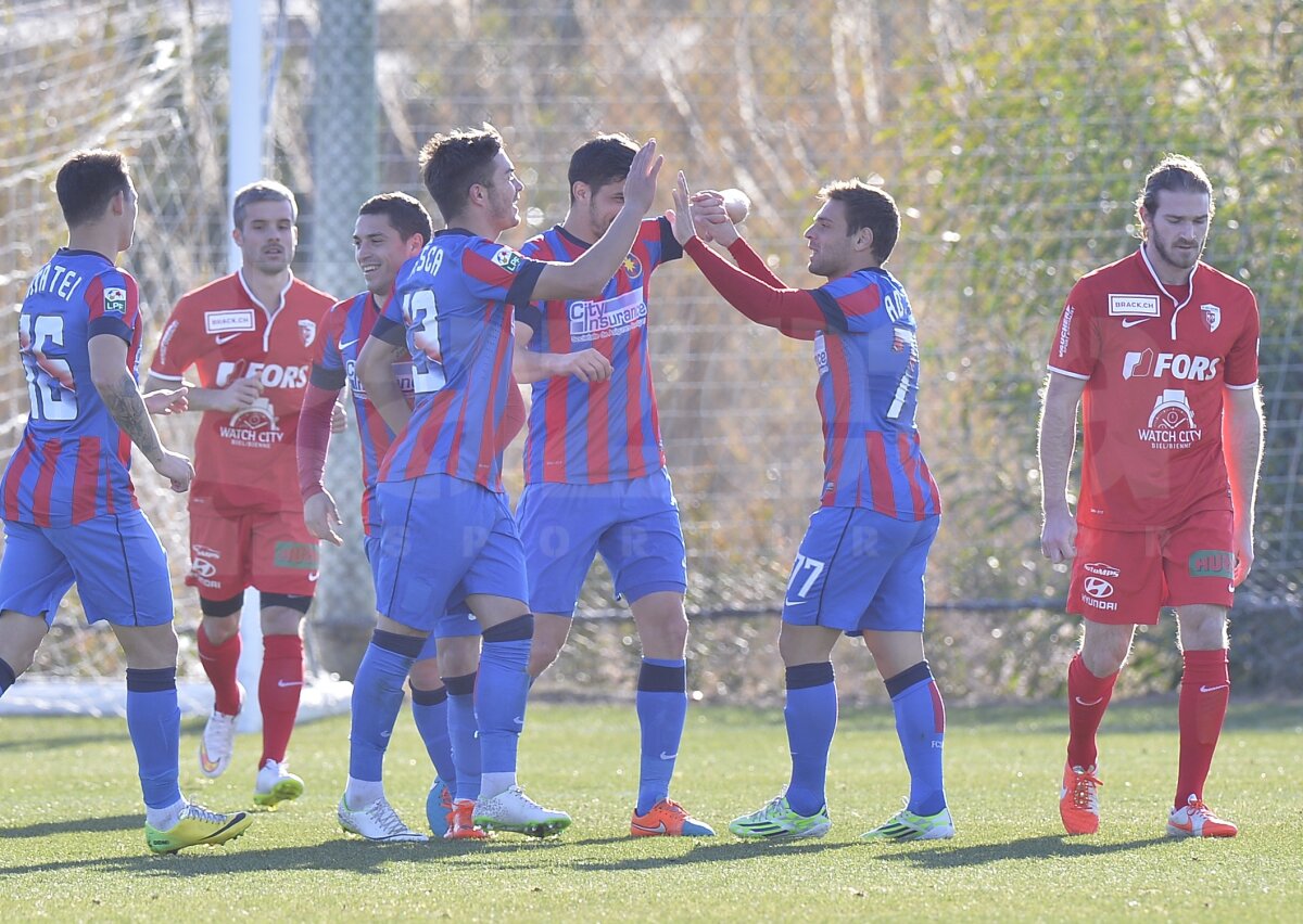 VIDEO şi FOTO » Steaua - Biel-Bienne 2-0 » Prima victorie a elevilor lui Costel Gâlcă din 2015