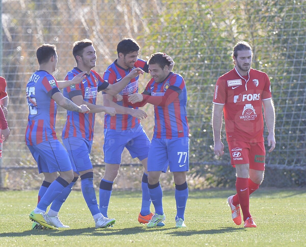 VIDEO şi FOTO » Steaua - Biel-Bienne 2-0 » Prima victorie a elevilor lui Costel Gâlcă din 2015