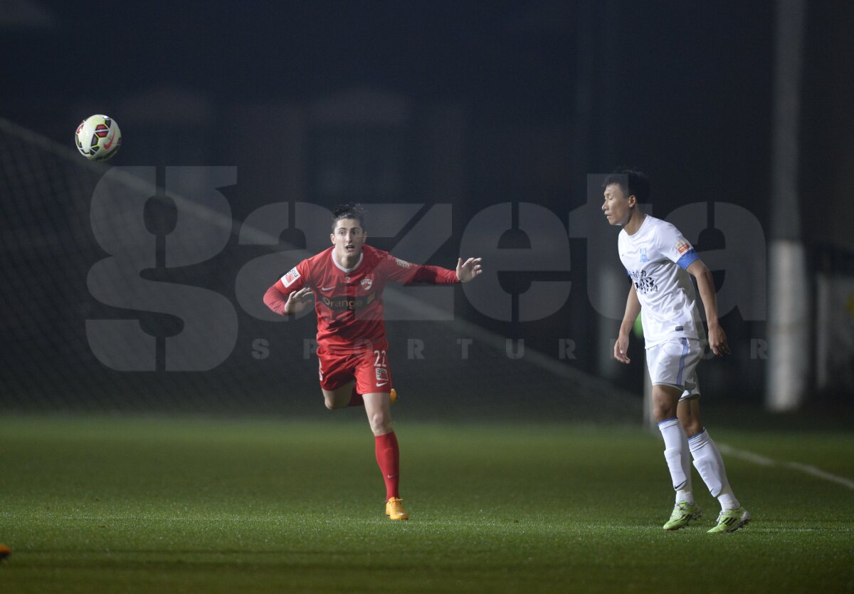 FOTO Dinamo - Guangzhou R&F 1-3 » "Cîinii" lui Mihai Teja au pierdut în urma unor grave erori în defensivă