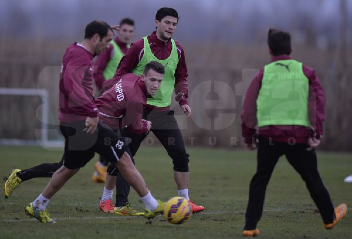 GALERIE FOTO Rapidiştii trag tare în Grecia pentru a fi gata de cursa pentru evitarea retrogradării