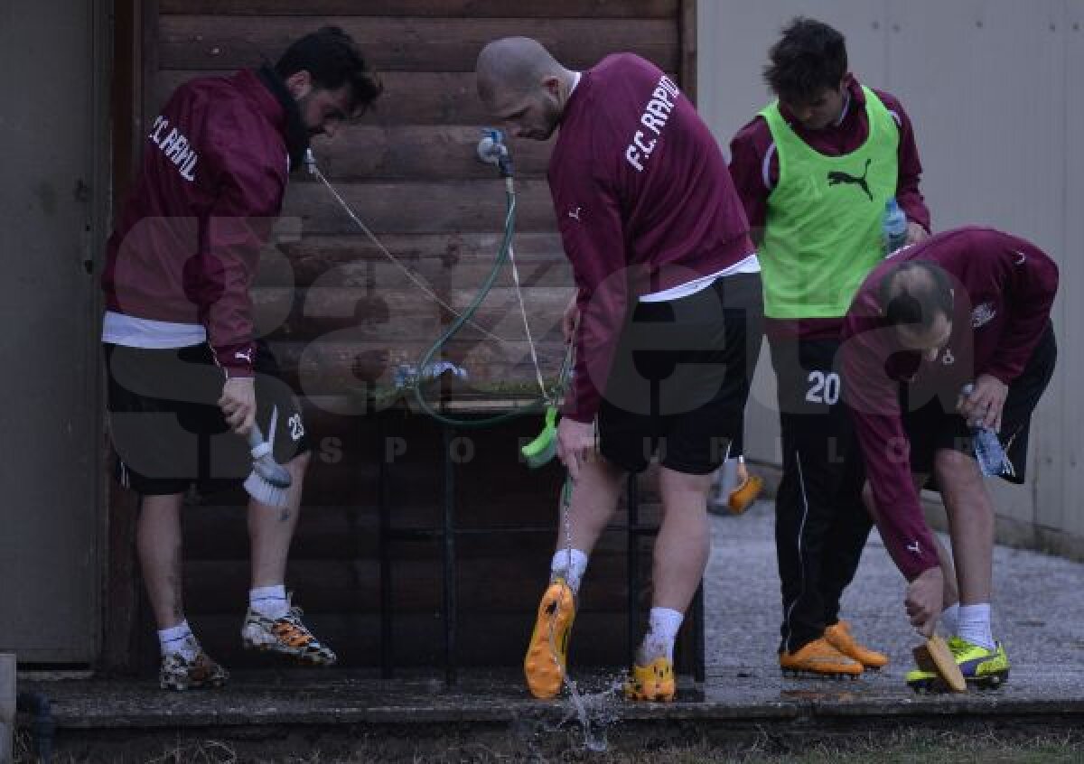 GALERIE FOTO Rapidiştii trag tare în Grecia pentru a fi gata de cursa pentru evitarea retrogradării