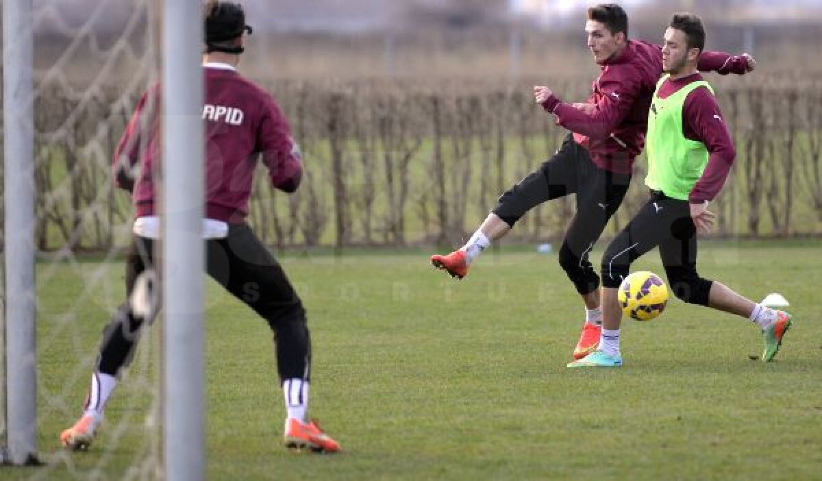 GALERIE FOTO Rapidiştii trag tare în Grecia pentru a fi gata de cursa pentru evitarea retrogradării