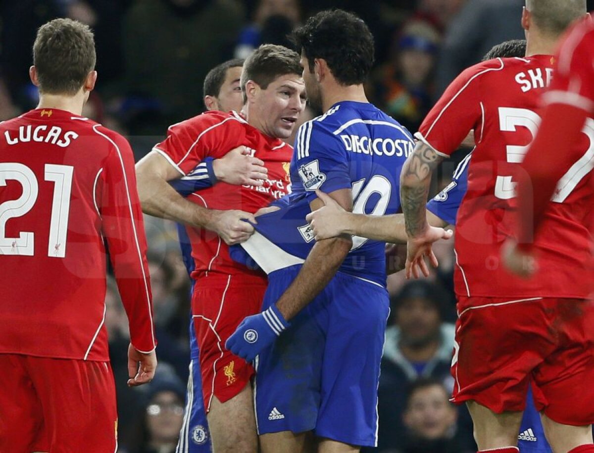 VIDEO Pitbull » Diego Costa n-a înscris în Chelsea - Liverpool, 1-0, dar a ”muşcat” din adversari