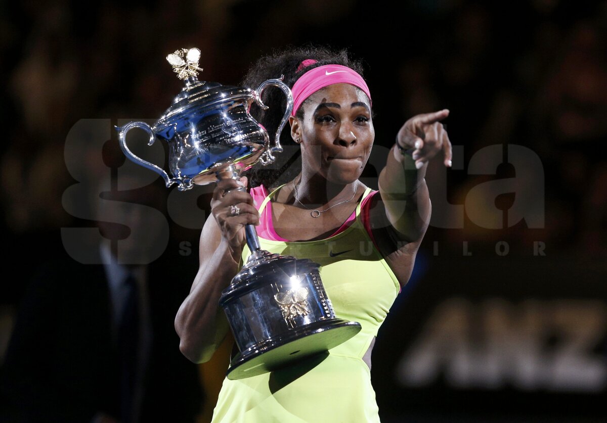 FOTO » Serena Willams a cîştigat Australian Open » A ajuns la 19 titluri de Grand Slam!