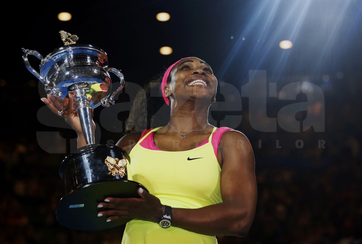 FOTO » Serena Willams a cîştigat Australian Open » A ajuns la 19 titluri de Grand Slam!