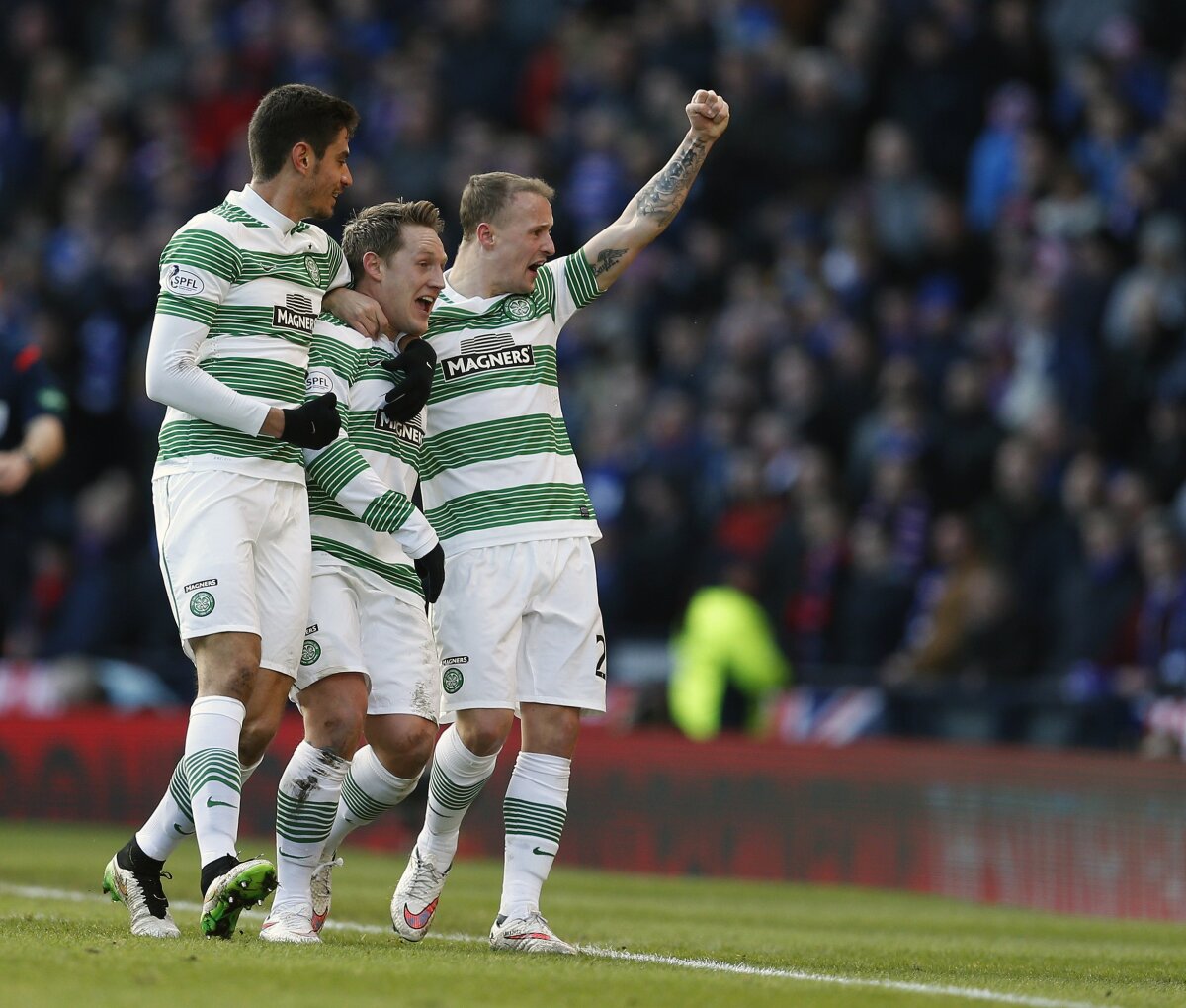 GALERIE FOTO Old Firm Derby şi-a consumat al 400-lea episod după aproape 3 ani de aşteptare » Celtic nu i-a dat nici o şansă lui Rangers, scor 2-0