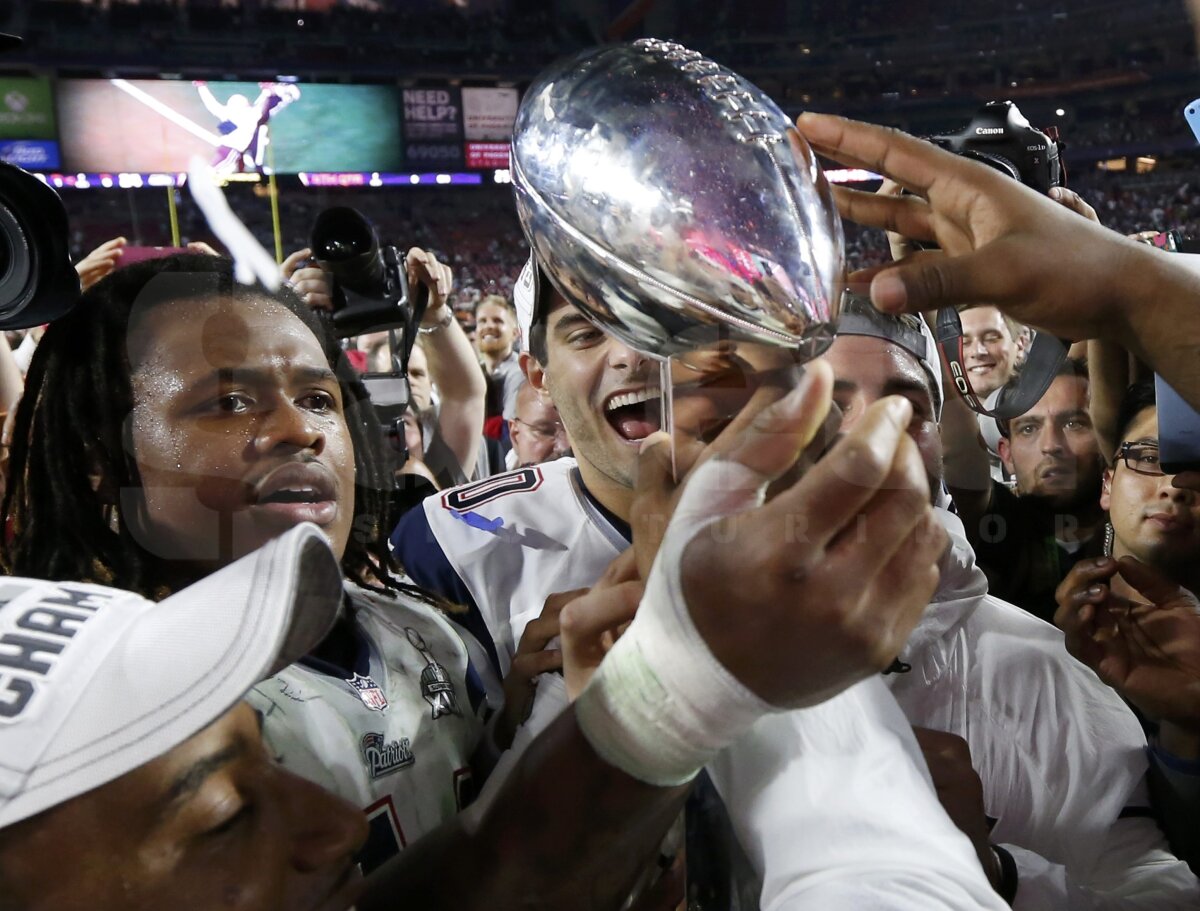 GALERIE FOTO New England Patriots a cîştigat Super Bowl XLIX şi a ajuns la patru trofee