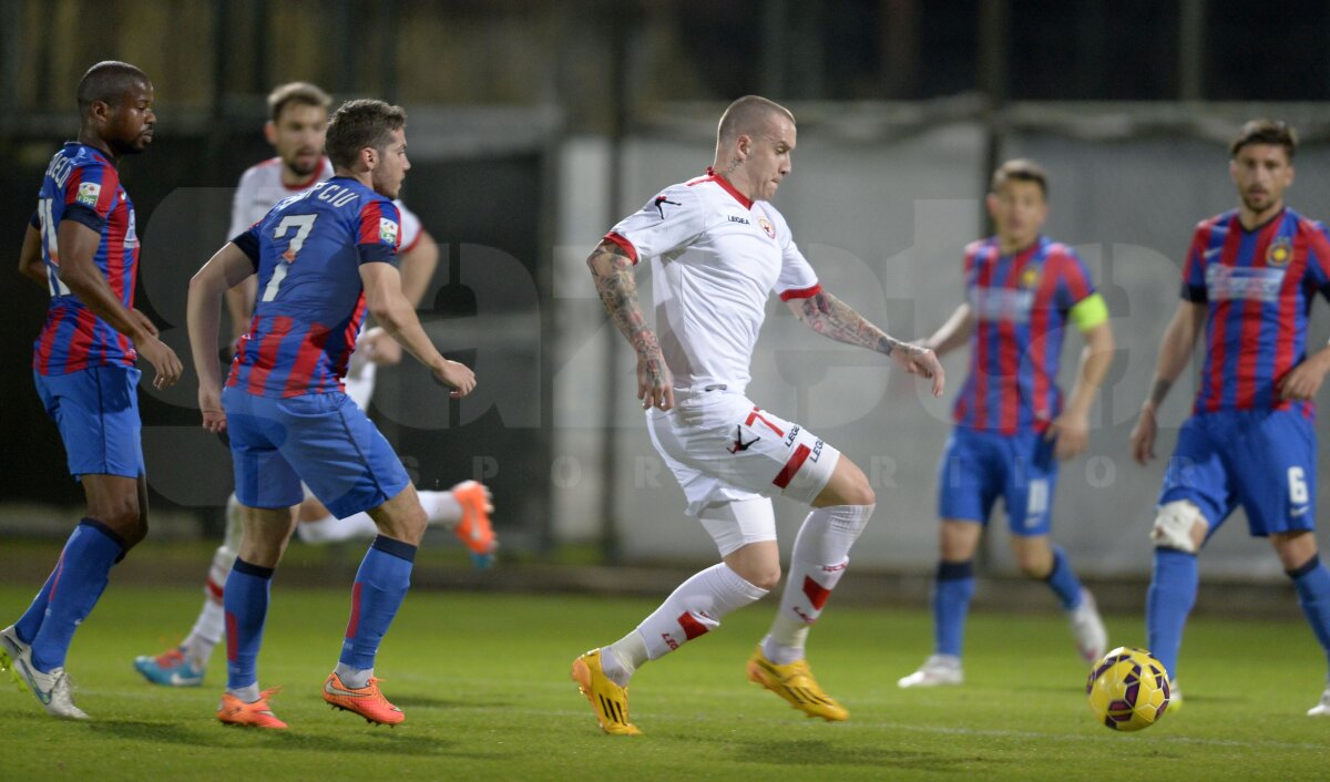 VIDEO şi FOTO Derby militar în Antalya! Steaua - ŢSKA Sofia 1-0. Adi Popa a marcat unicul gol al meciului! Debut pentru Ţucudean în tricoul campioanei