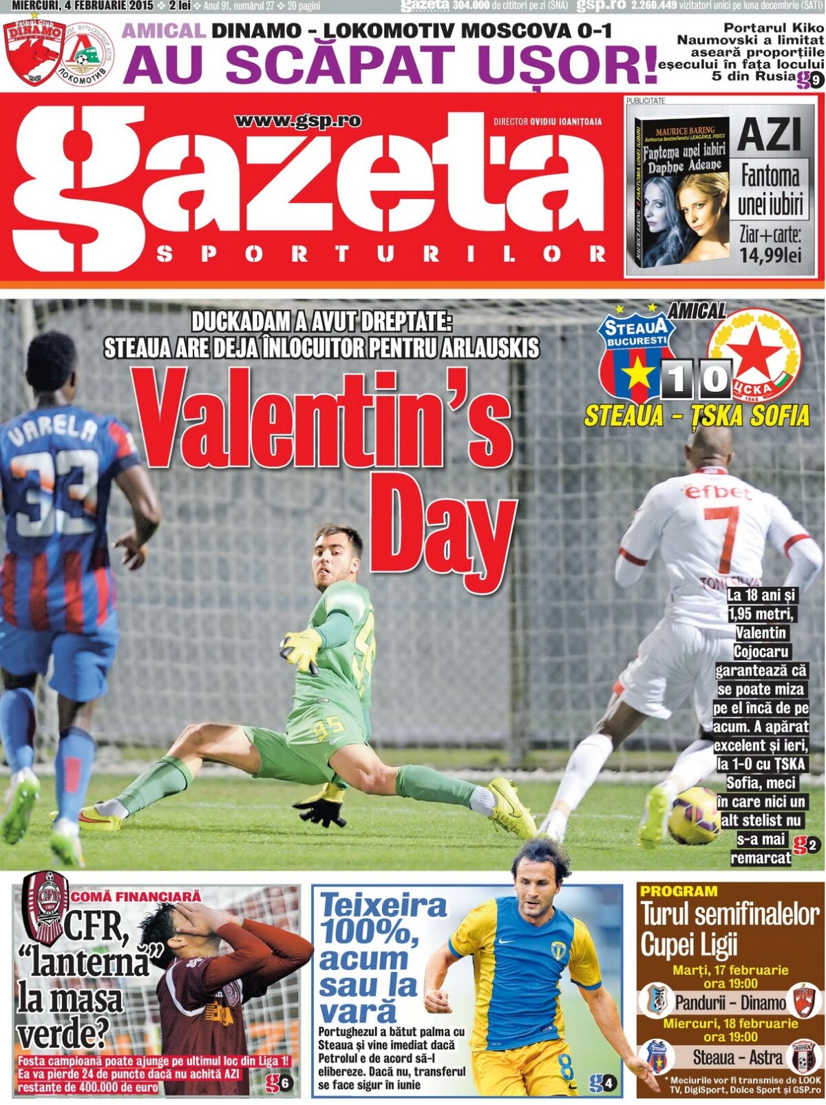 VIDEO Notă de trecere » Steaua României s-a impus în faţa Stelei Bulgariei la limită, scor 1-0