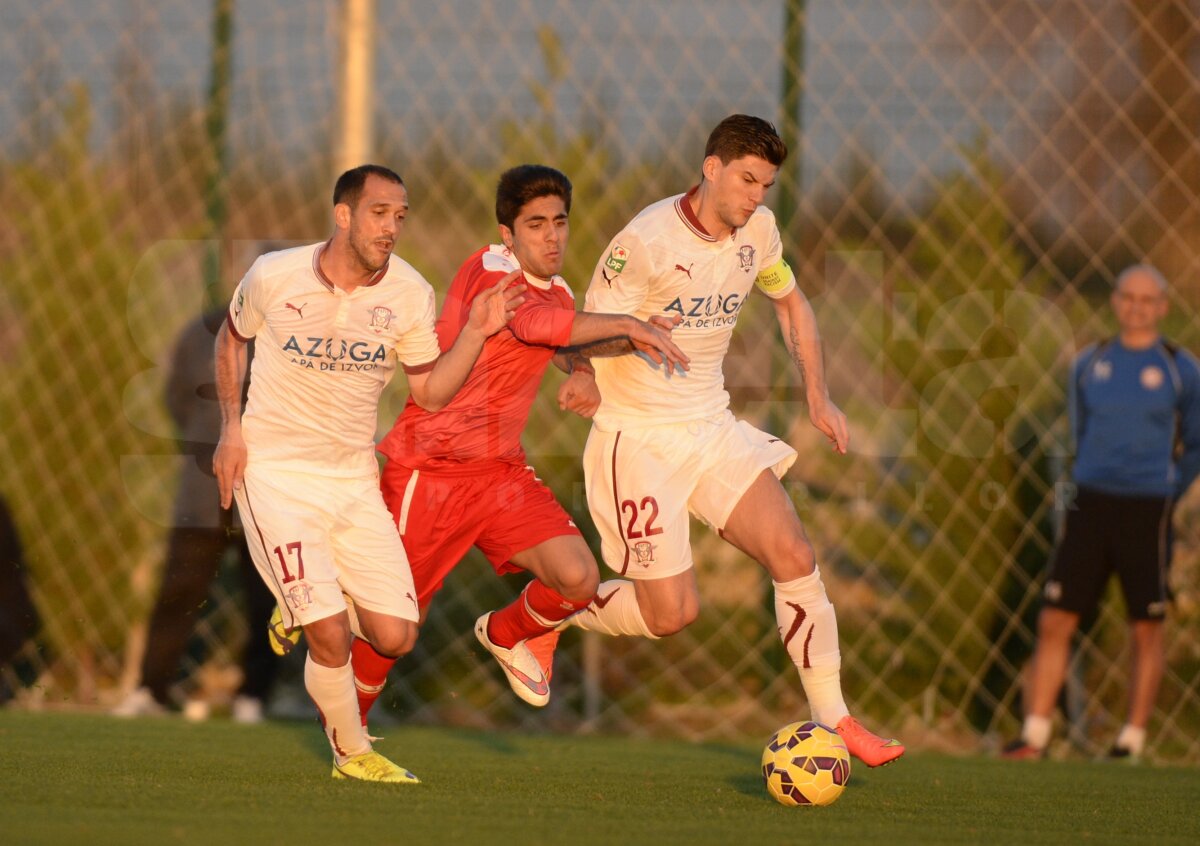 GALERIE FOTO Rapid a terminat la egalitate cu Lokomotiv Tbilisi, 0-0 » Daniel Pancu a ratat un penalty