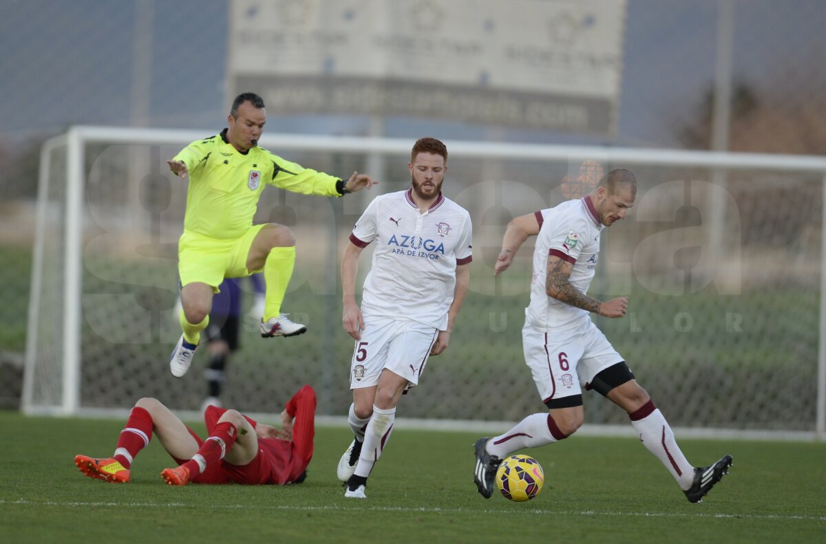 GALERIE FOTO Rapid a terminat la egalitate cu Lokomotiv Tbilisi, 0-0 » Daniel Pancu a ratat un penalty