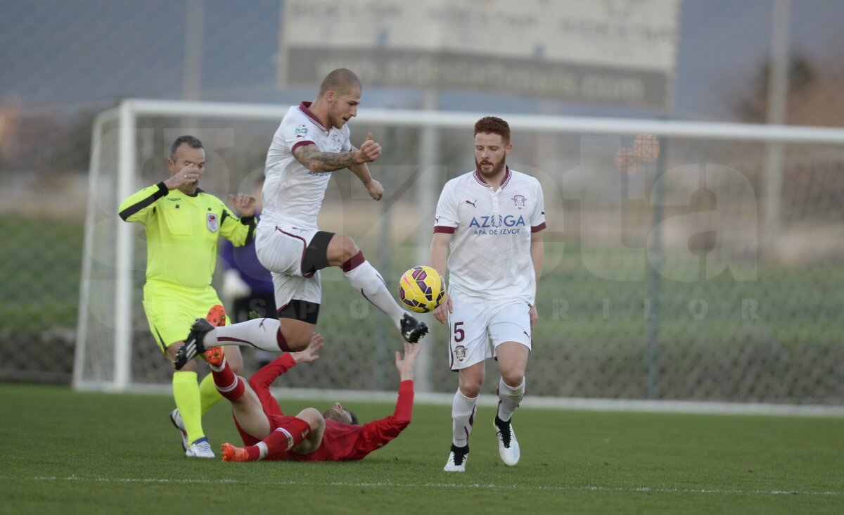 GALERIE FOTO Rapid a terminat la egalitate cu Lokomotiv Tbilisi, 0-0 » Daniel Pancu a ratat un penalty