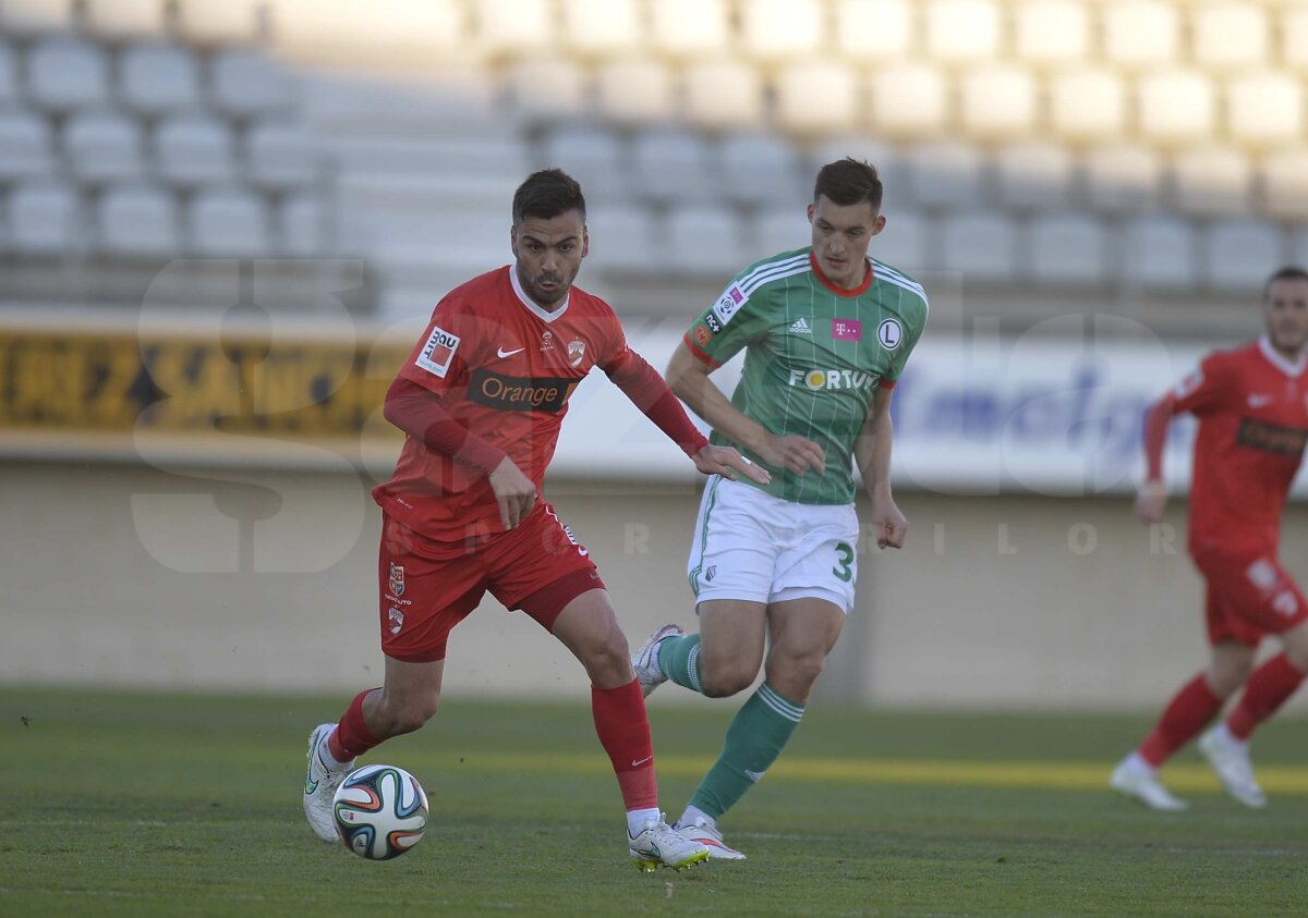 FOTO Dinamo a trăit o nouă umilinţă în cantonamentul din Spania! "Cîinii" au pierdut cu 2-4 meciul amical cu Legia Varşovia