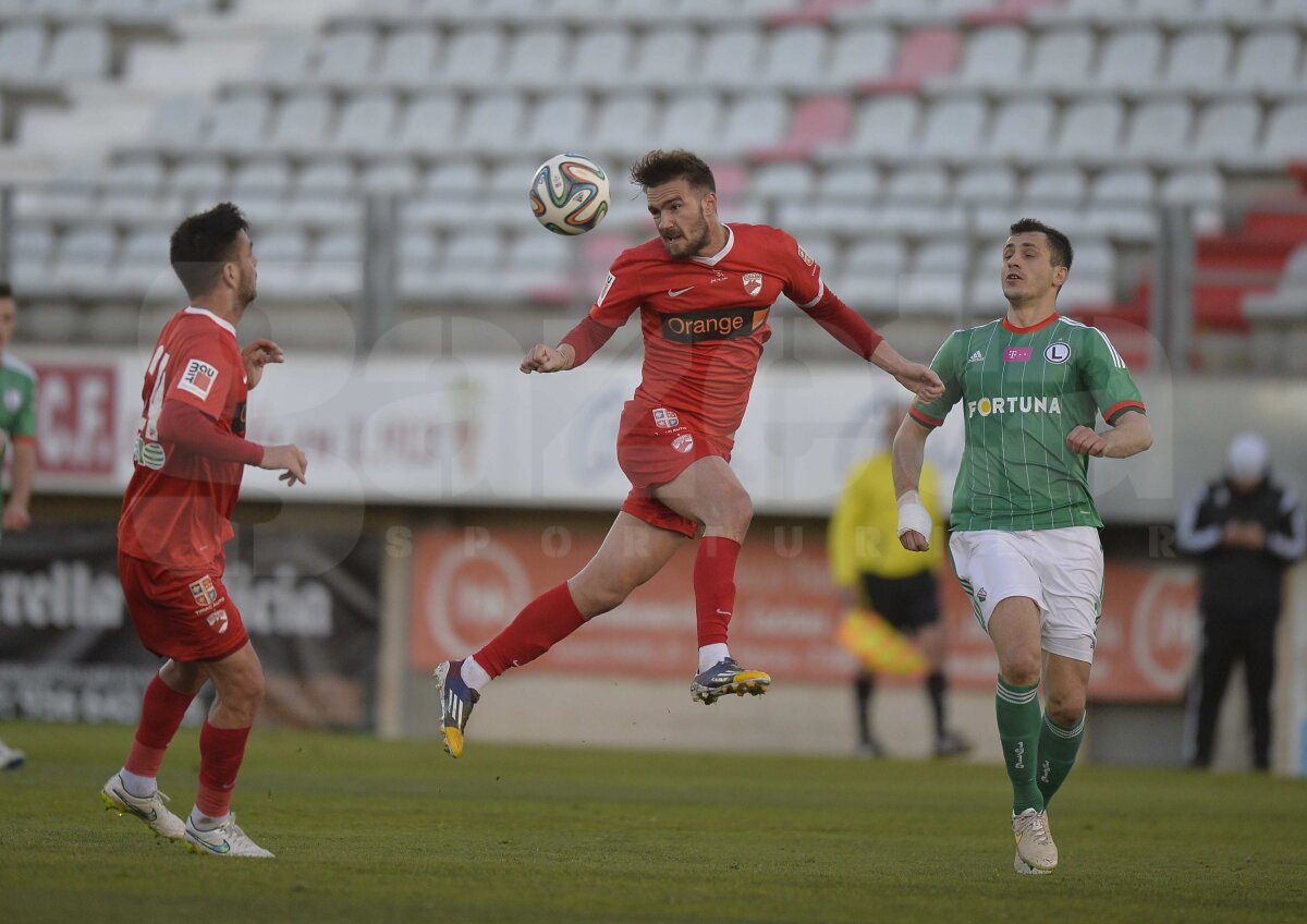 FOTO Dinamo a trăit o nouă umilinţă în cantonamentul din Spania! "Cîinii" au pierdut cu 2-4 meciul amical cu Legia Varşovia