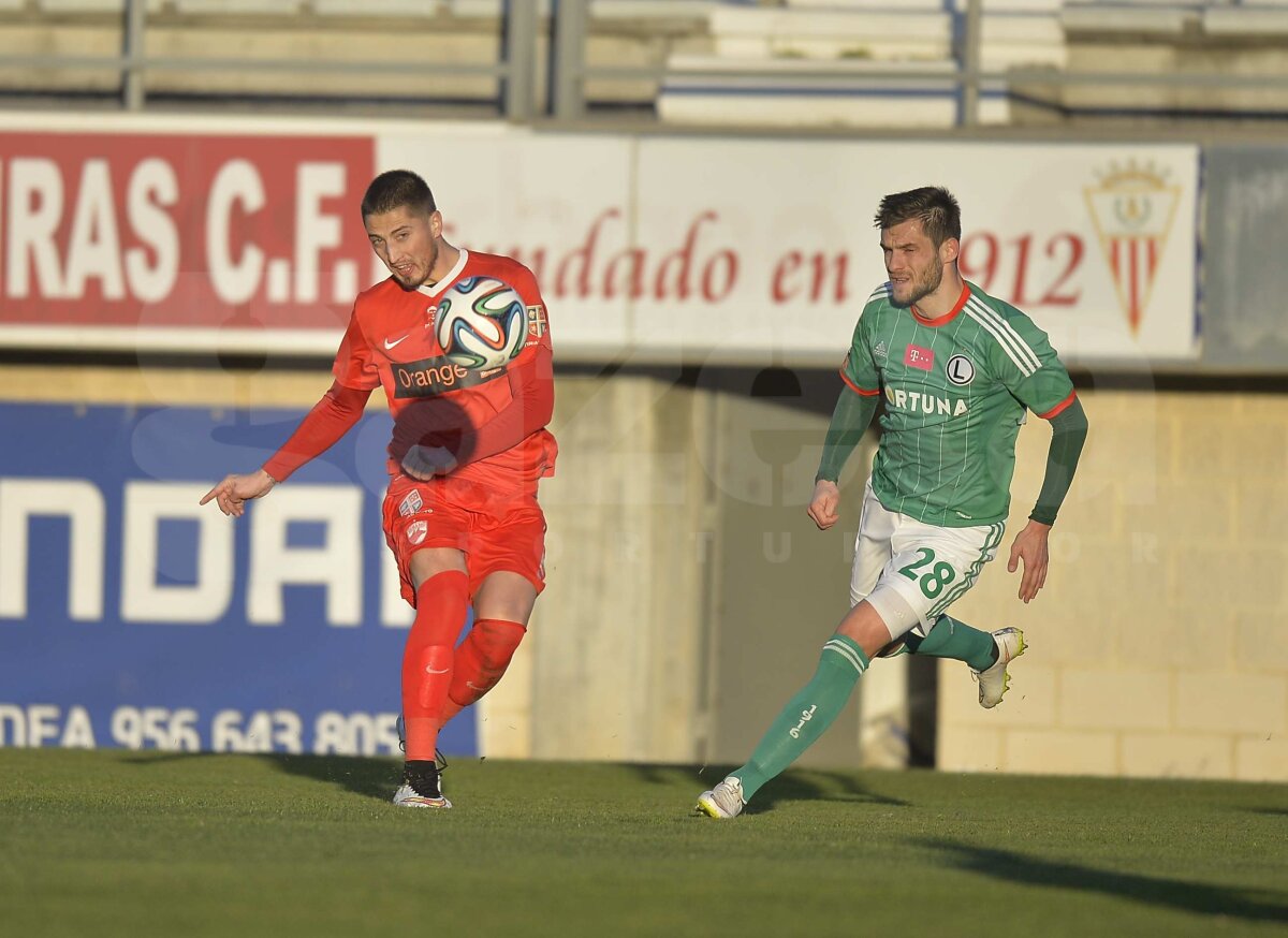 FOTO Dinamo a trăit o nouă umilinţă în cantonamentul din Spania! "Cîinii" au pierdut cu 2-4 meciul amical cu Legia Varşovia