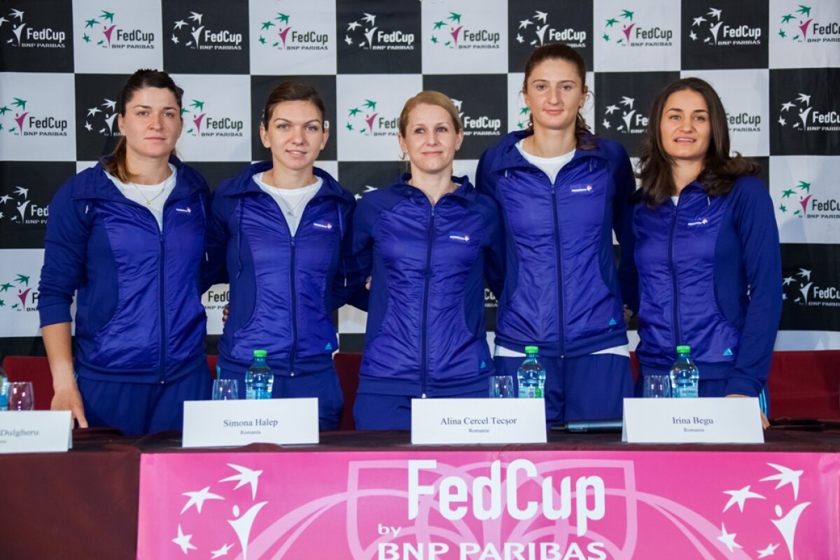 S-au tras la sorţi meciurile pentru Fed Cup » România începe cu Simona Halep