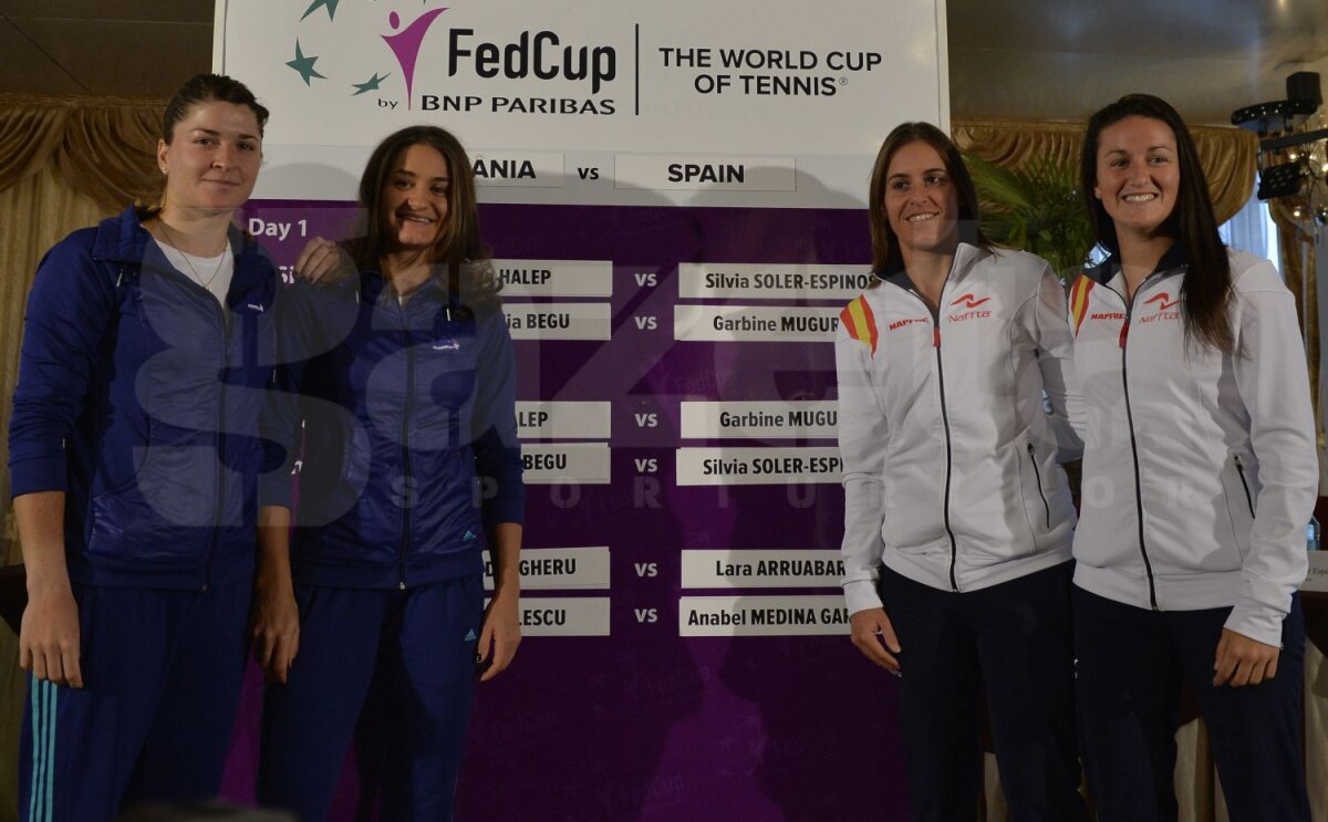 Imagine amuzantă surprinsă de fotoreporterul GSP la Galaţi, unde începe azi confruntarea România-Spania din Fed Cup » Se umflă Dunărea? :)