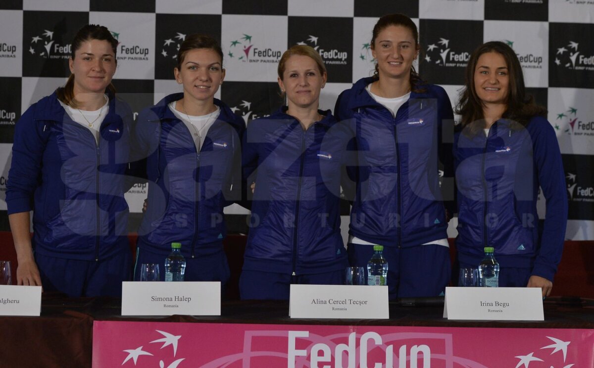 Imagine amuzantă surprinsă de fotoreporterul GSP la Galaţi, unde începe azi confruntarea România-Spania din Fed Cup » Se umflă Dunărea? :)