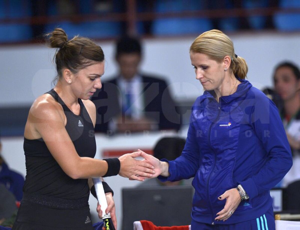 FOTO Cum a decurs meciul dintre Simona Halep şi Silvia Soler Espinosa