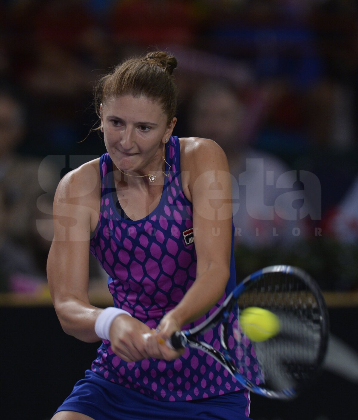 FOTO Spania - România 1-1 » Garbine Muguruza o învinge pe Irina Begu şi egalează scorul după prima zi de Fed Cup