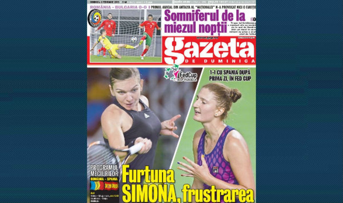 FOTO Furtuna Simona Halep, frustrarea Irina Begu » Cum a fost prima zi a României la Cupa FED: "E altfel decît într-un turneu obişnuit”