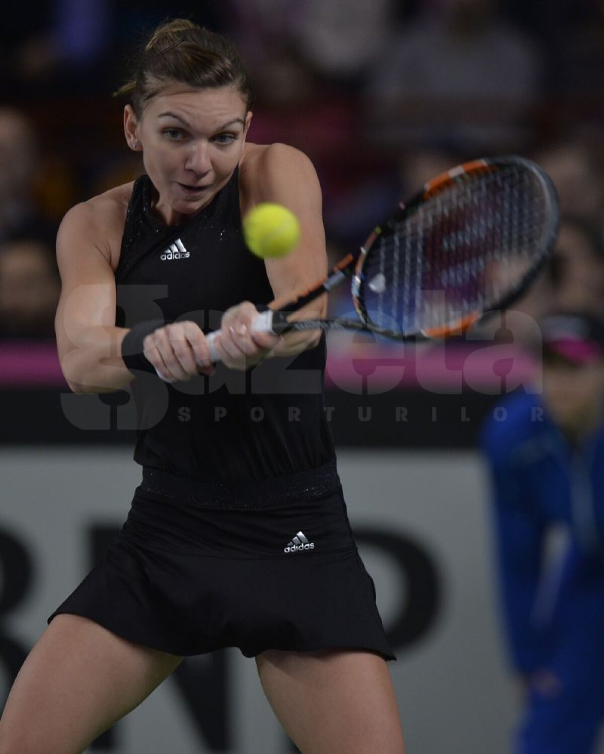 FOTO » Simona Halep, fără şansă în faţa lui Garbine Muguruza » Spania este în avantaj