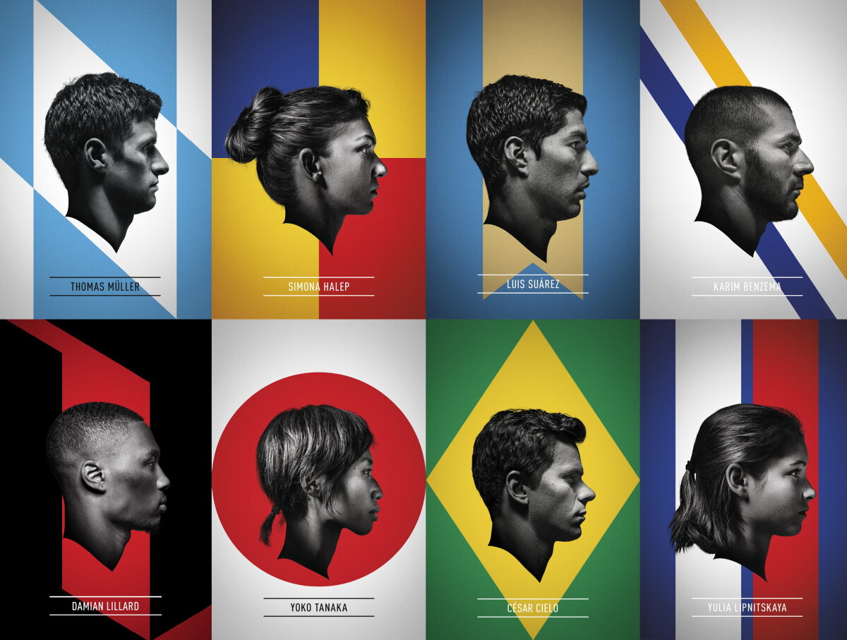 GALERIE FOTO » Simona Halep alături de Lionel Messi, Gareth Bale şi Luis Suarez într-o campanie pentru tinerii sportivi