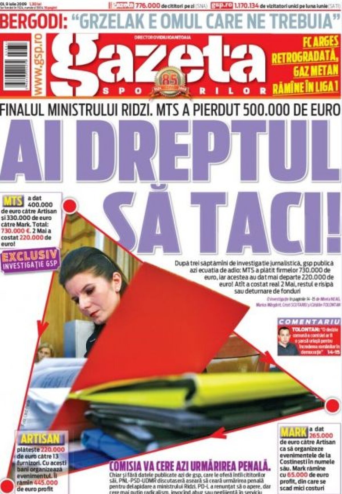 UPDATE Verdictul final în cazul "Ridzi-2 Mai" » Monica Iacob-Ridzi s-a predat în această seară la Cluj, după ce a fost condamnată la 5 ani de închisoare cu executare